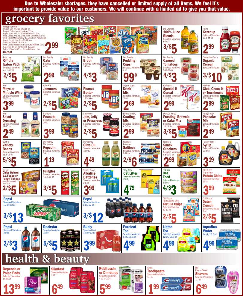Weekly Ad Doug's Supermarket